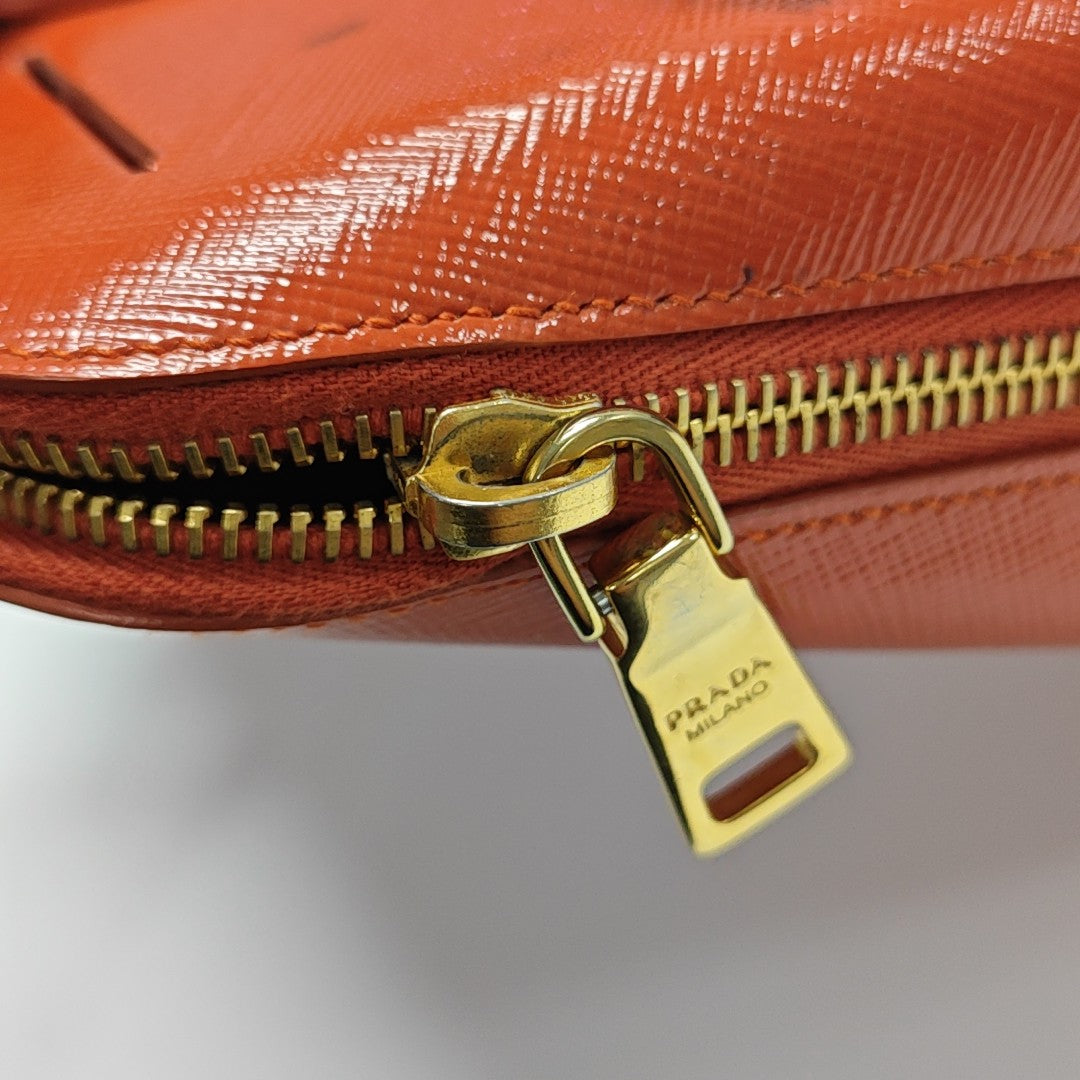 Promenade Saffiano Calfskin Orange