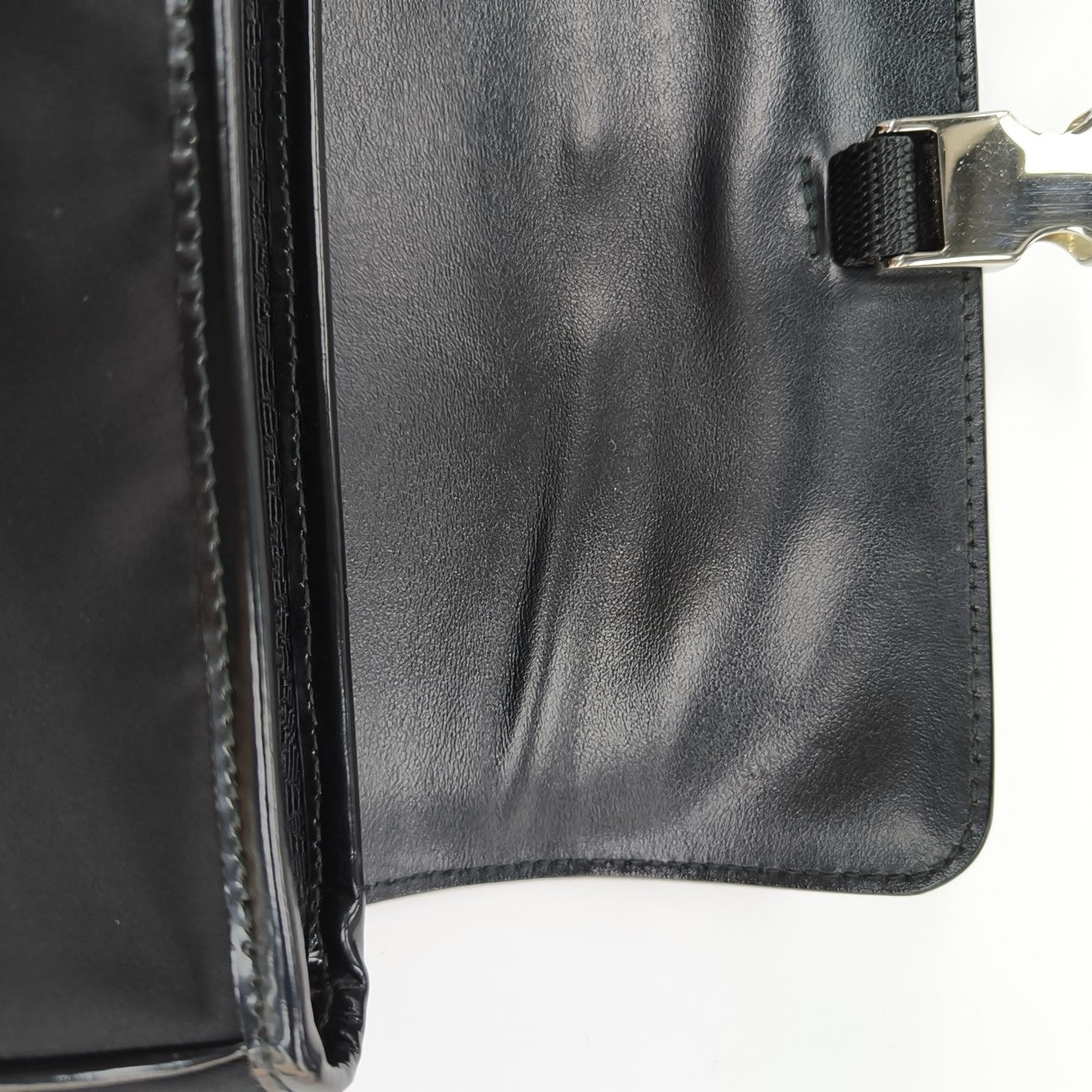 Nylon Calfskin Black