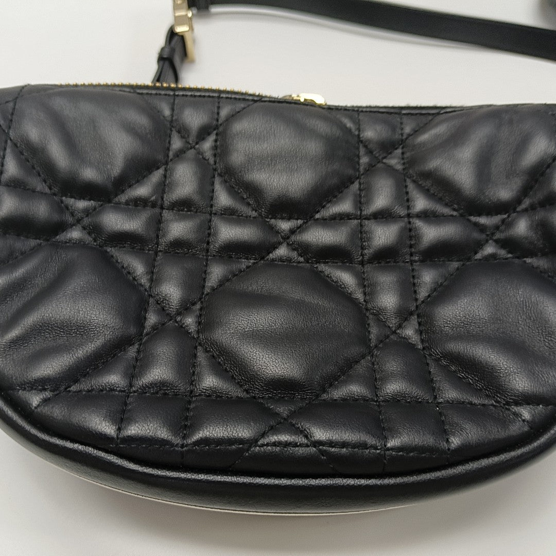 Dior Vibe Hobo Quilted Lambskin Black