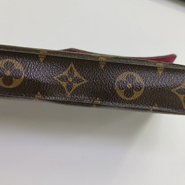 FÉLICIE Monogram Coated Canvas Brown