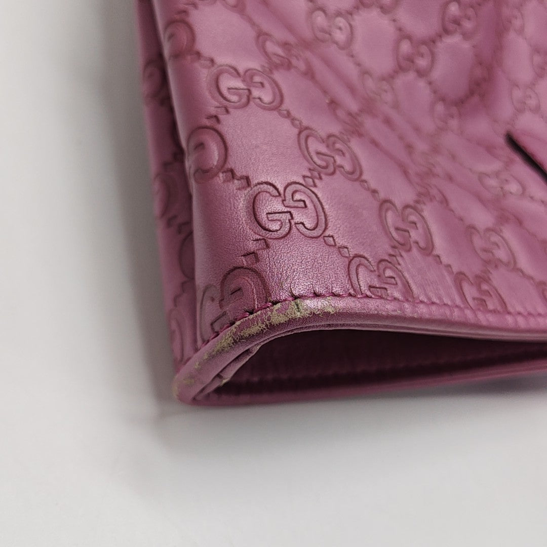 Monogram Calfskin Tote Bag Pink