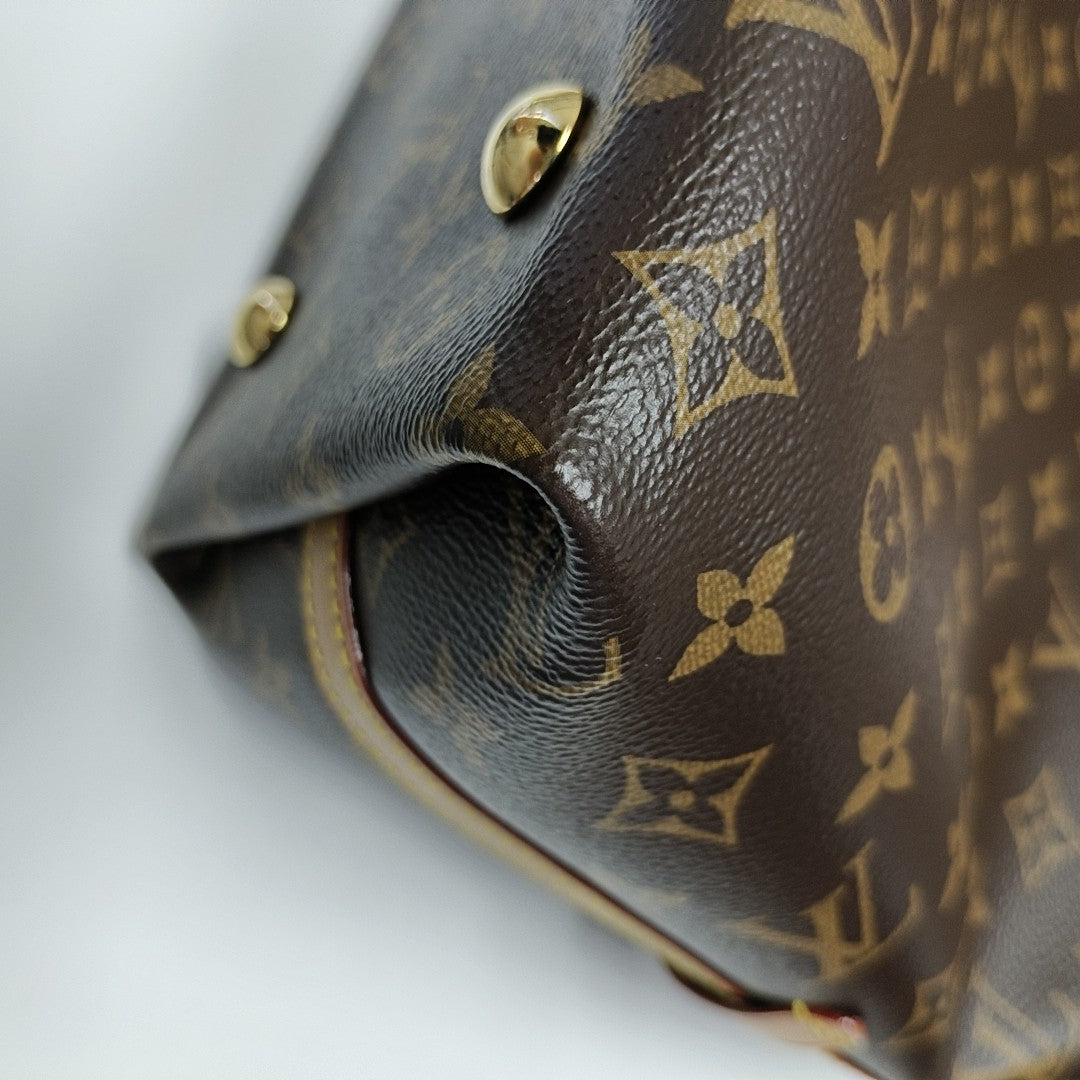 CARRYALL PM Monogram Coated Canvas Brown