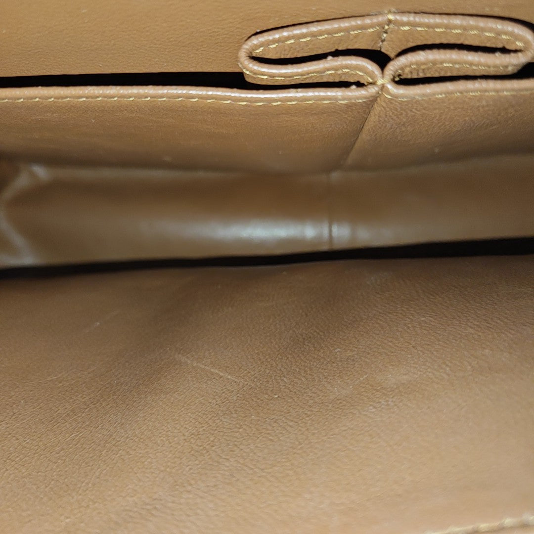 CLASSIC FLAP Jumbo Quilted Grained Calfskin Yellow