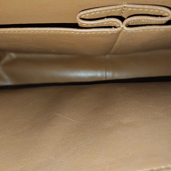 CLASSIC FLAP Jumbo Quilted Grained Calfskin Yellow
