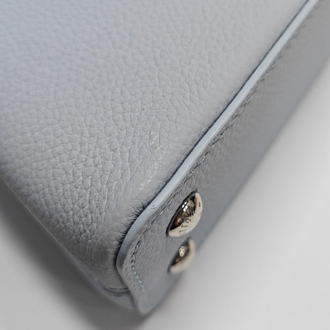 CAPUCINES Mini Calfskin Blue