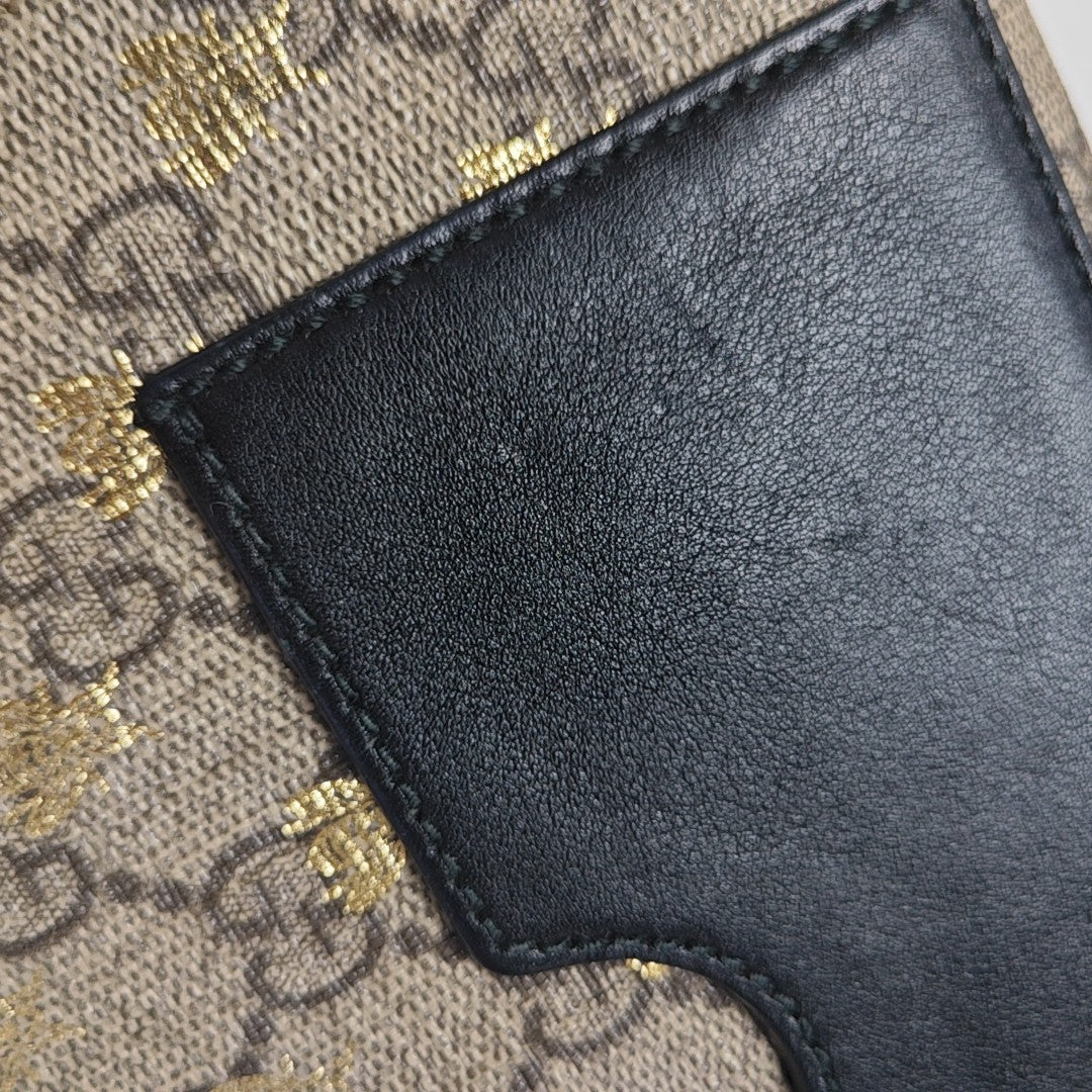 Padlock Small Monogram Coated Canvas Beige