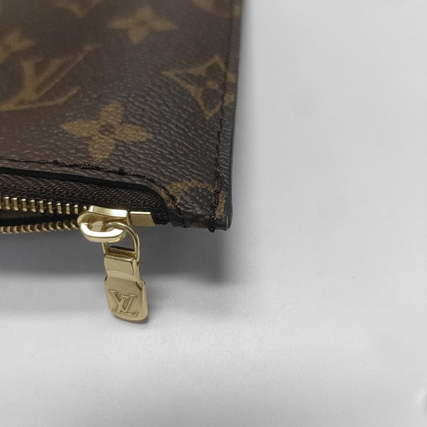 NEVERFULL MM Monogram Coated Canvas Brown
