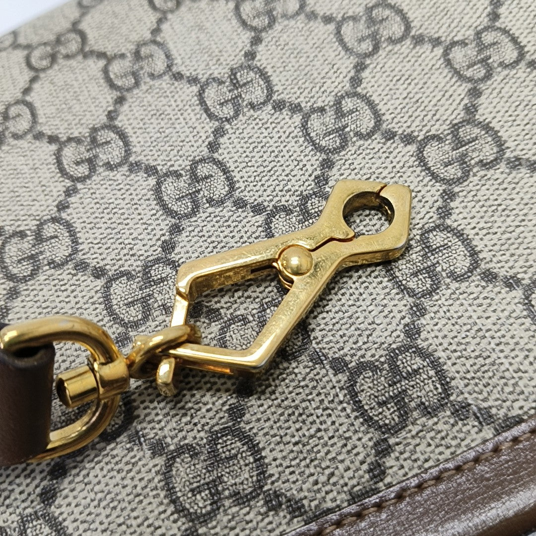 Horsebit 1955 Mini Coated Canvas Beige