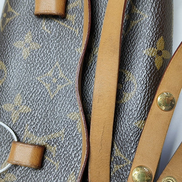 FLORENTINE Monogram Coated Canvas Brown