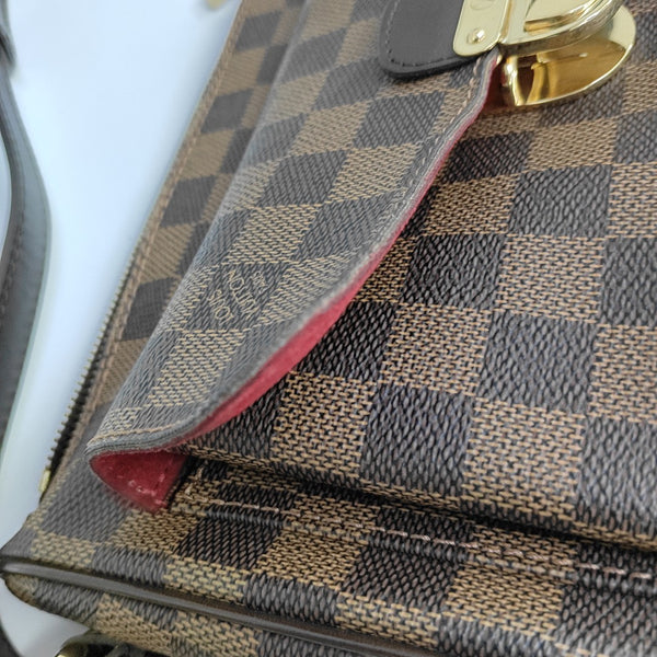 RAVELLO GM Damier Ebene Coated Canvas Brown