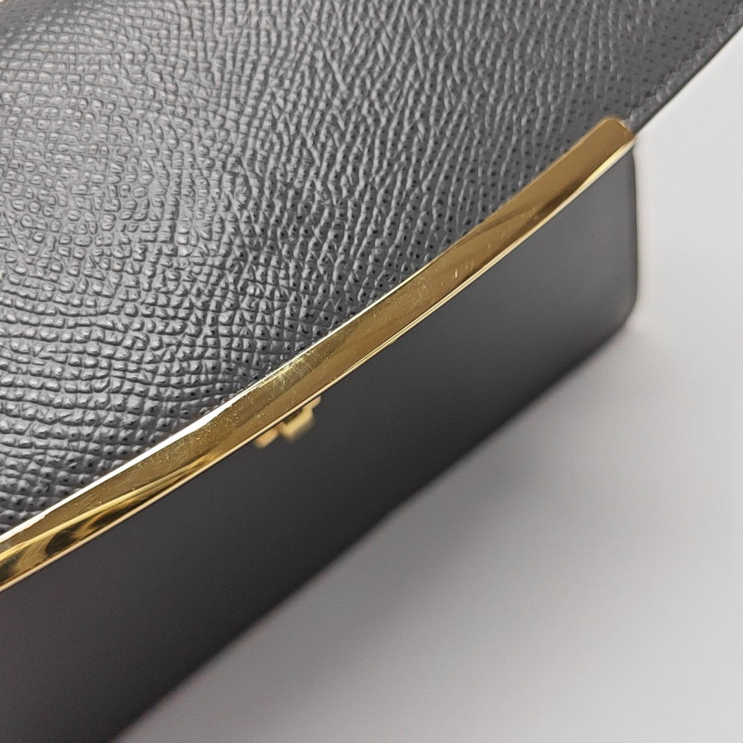 Gancini Calfskin Gray