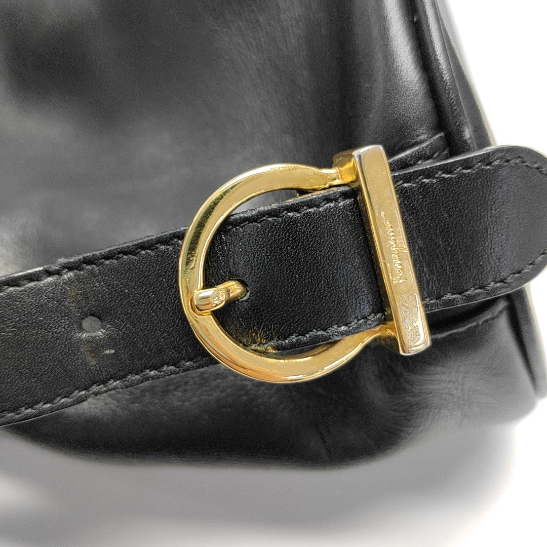 Calfskin Backpack Black