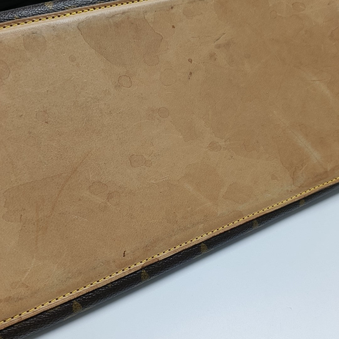 CABAS MEZZO Monogram Coated Canvas Brown