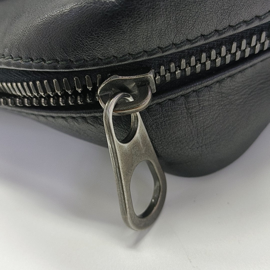 Calfskin Shoulder Bag Black