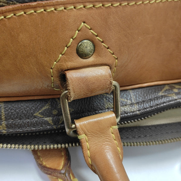 ALIZÉ Monogram Coated Canvas Brown