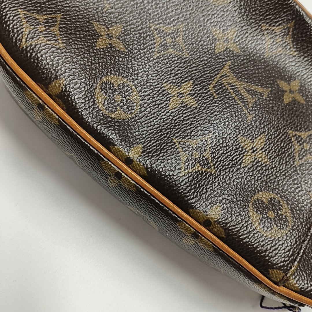 GANGE Monogram Coated Canvas Brown