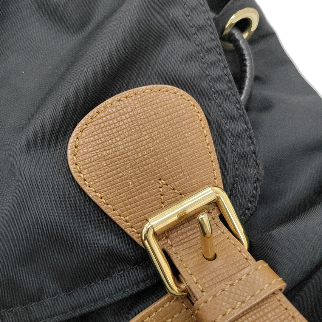 The Rucksack Medium Nylon Black