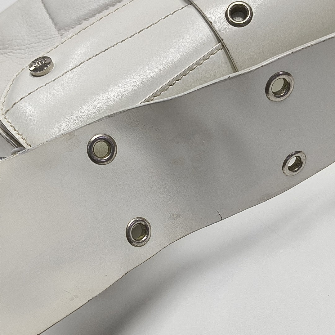 Street Chic Calfskin White