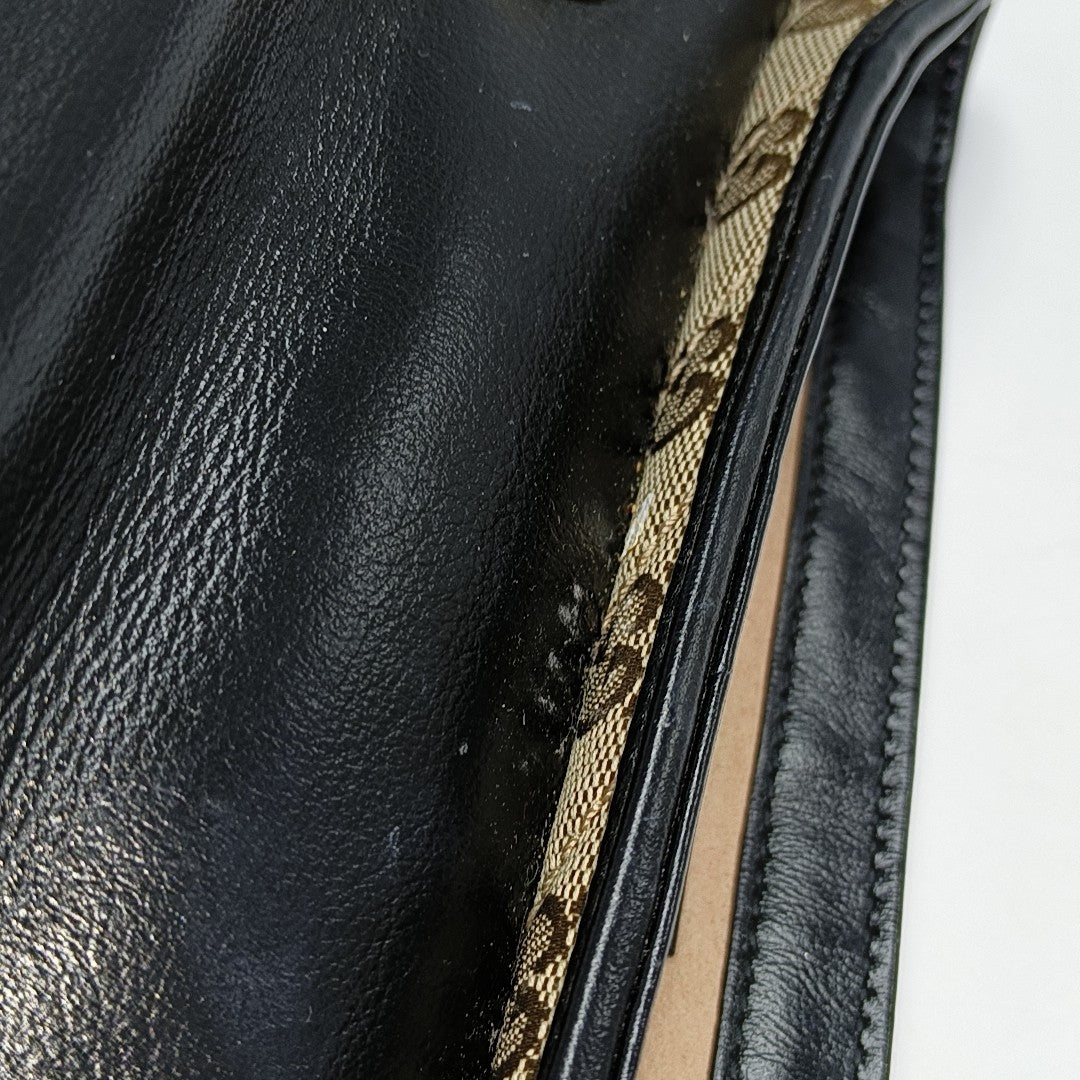 GG Marmont Small Quilted Canvas Brown
