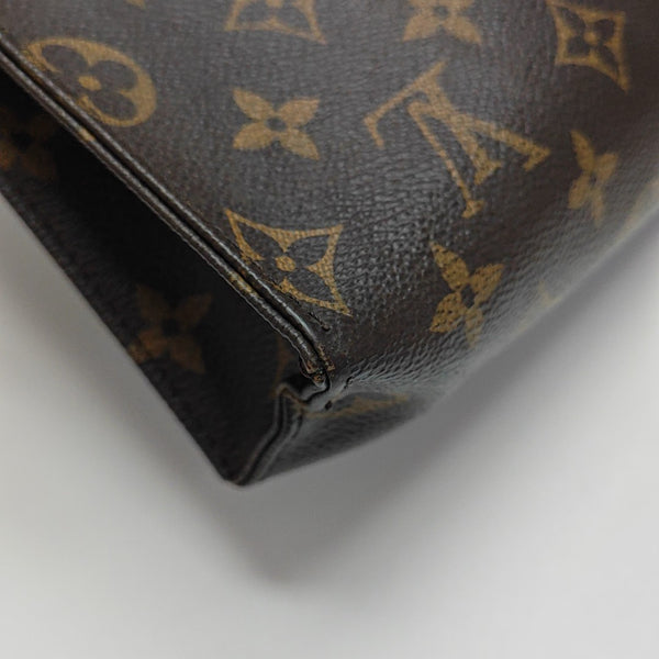 TOILET POCKET 26 Monogram Coated Canvas Brown