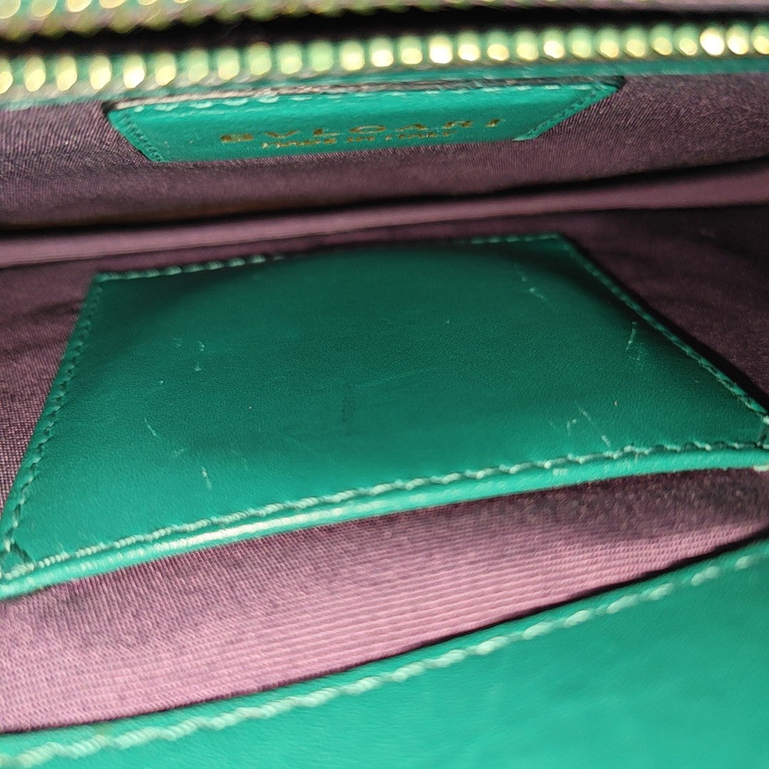 SERPENTI FOREVER Medium Calfskin Green