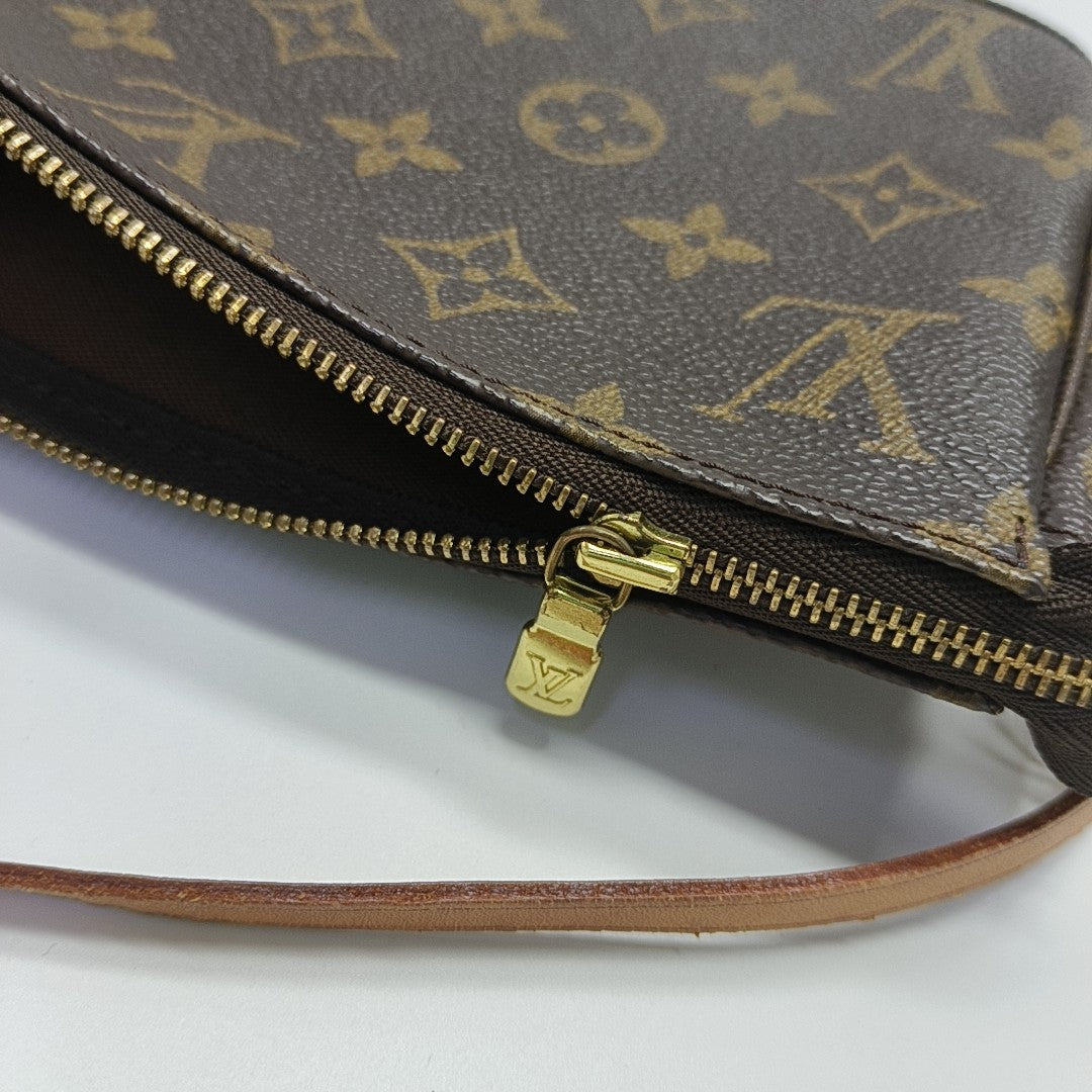 ACCESSOIRES Monogram Coated Canvas Brown