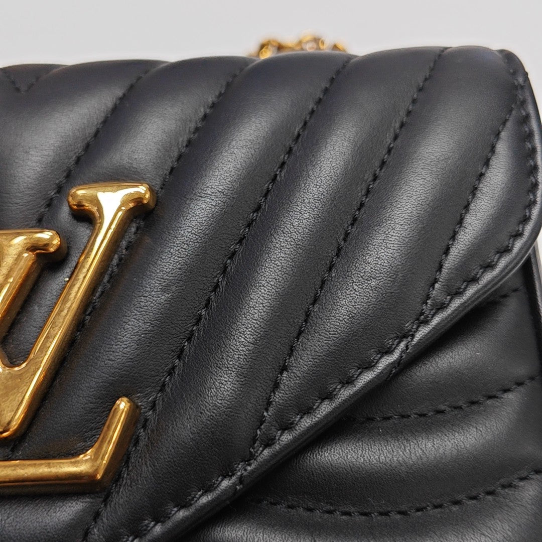 NEW WAVE Quilted Calfskin Black