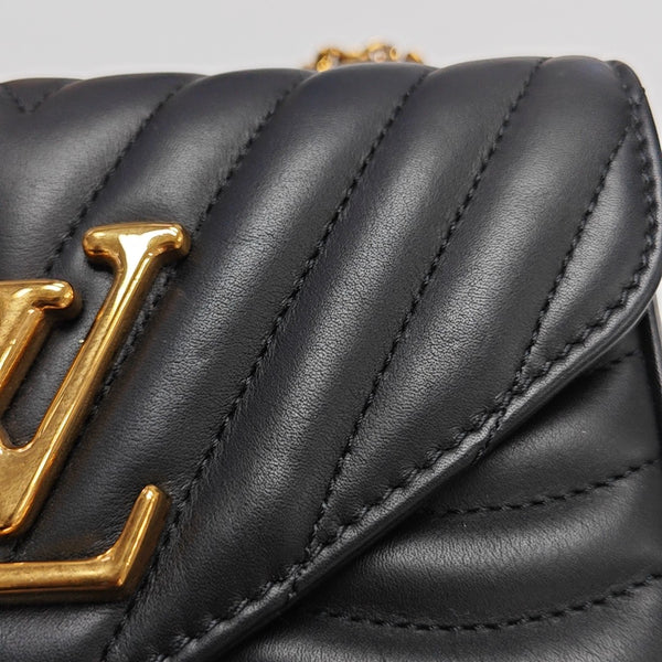 NEW WAVE Quilted Calfskin Black
