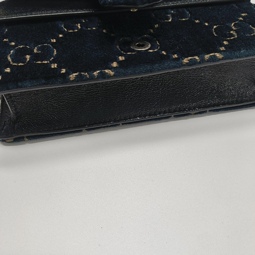 Dionysus Super Mini Monogram Velvet Green