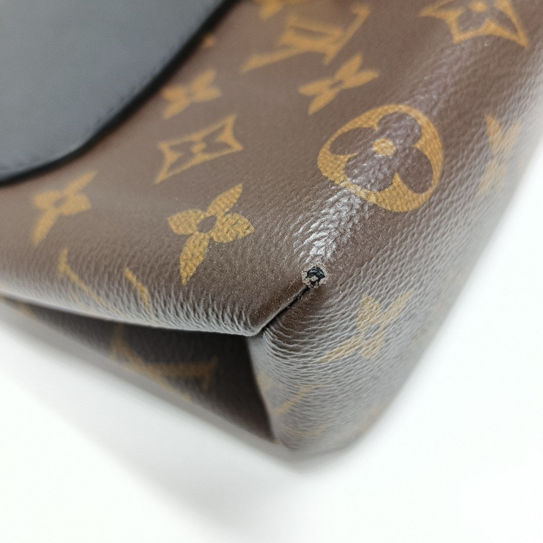 LOCKY BB Monogram Coated Canvas Brown