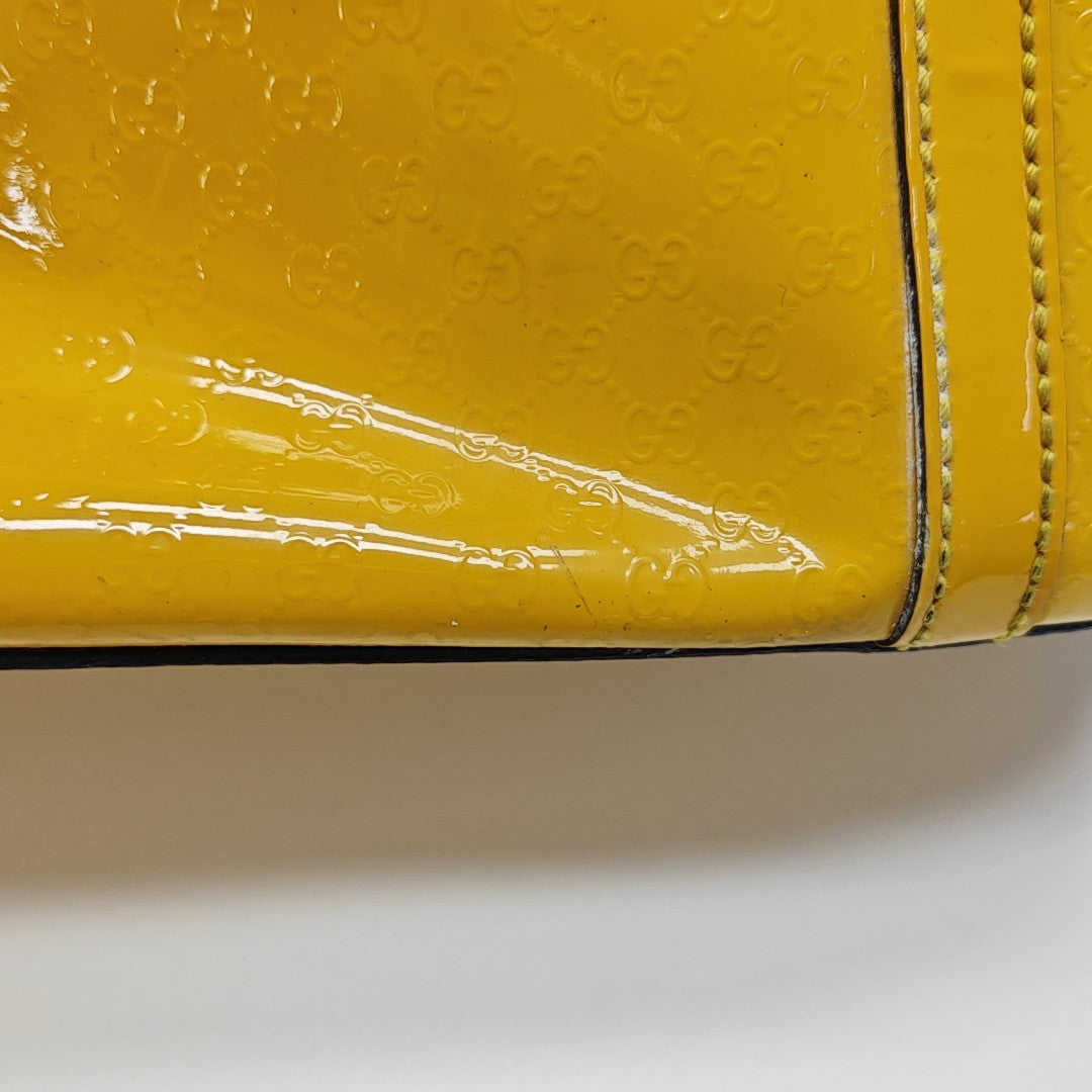 Microguccissima Monogram Calfskin Yellow
