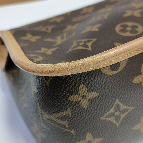DIANE Monogram Coated Canvas Brown