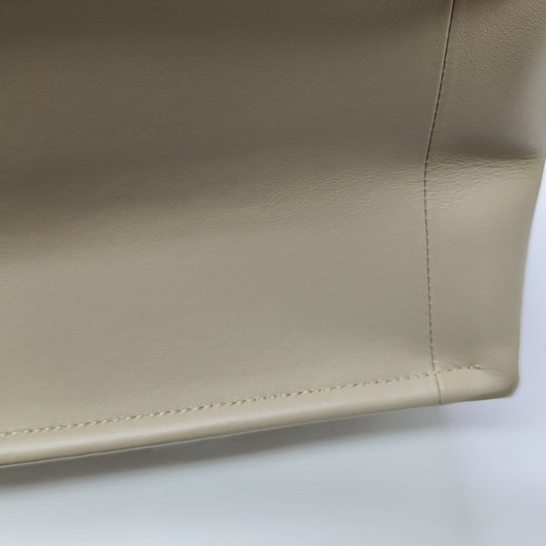 Book Tote Small Quilted Calfskin Beige