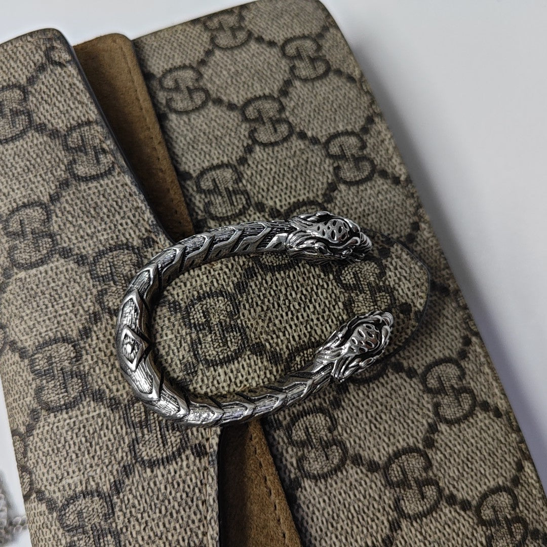 Dionysus Super Mini Monogram Coated Canvas Beige