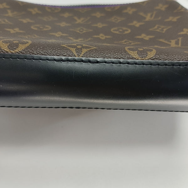 TRIO Monogram Calfskin Brown