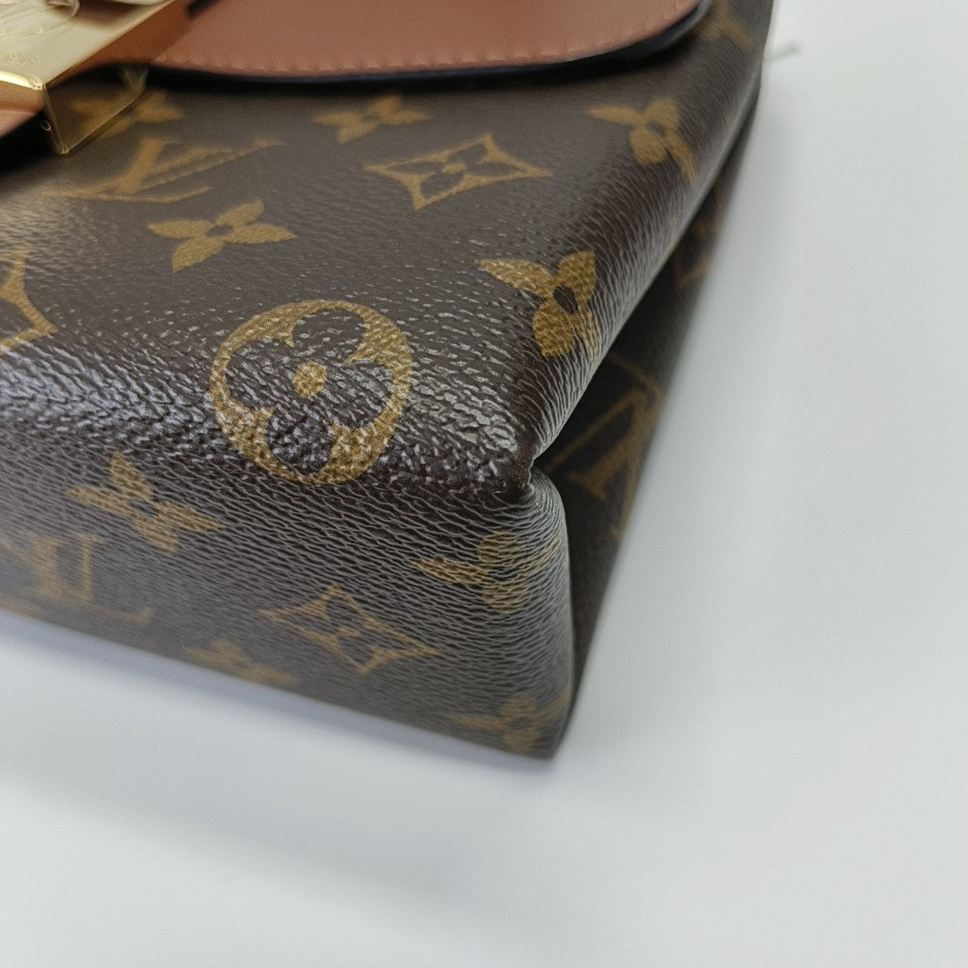 LOCKY BB Monogram Coated Canvas Brown