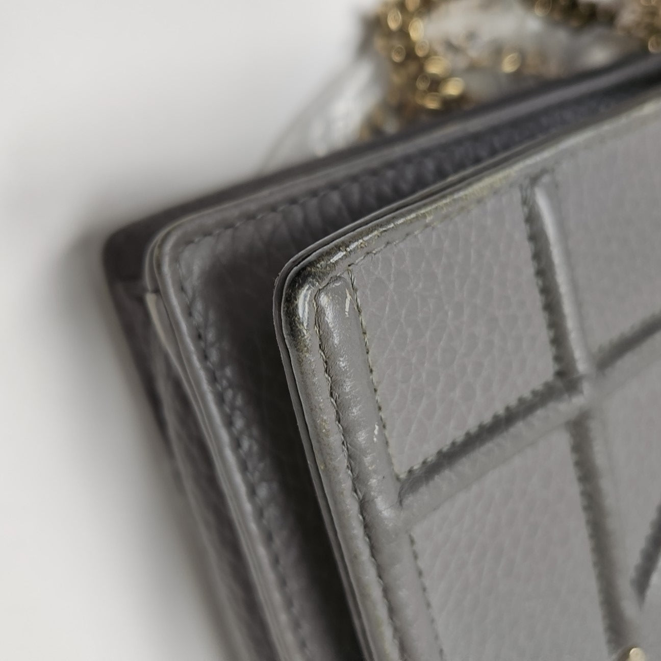 Diorama Cannage Calfskin Gray