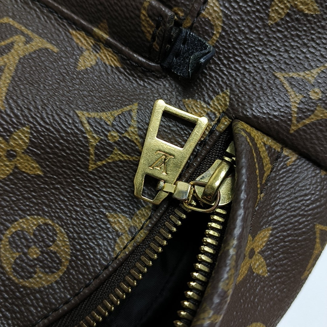 PALM SPRINGS PM Monogram Coated Canvas Brown