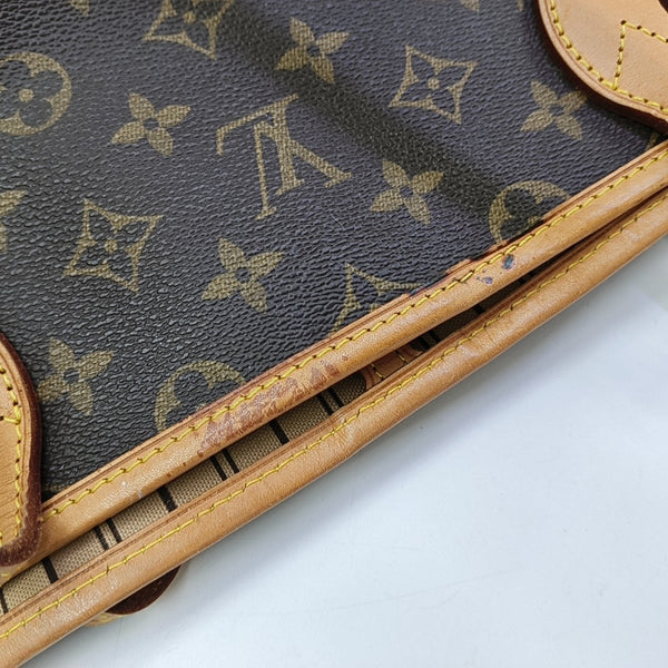 NEVERFULL GM Monogram Coated Canvas Brown