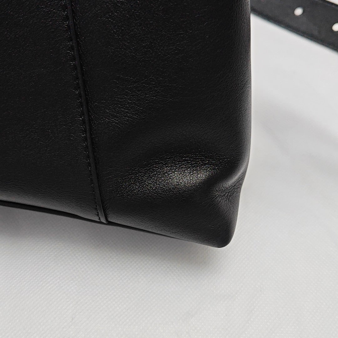Downtown Small Quilted Calfskin Black