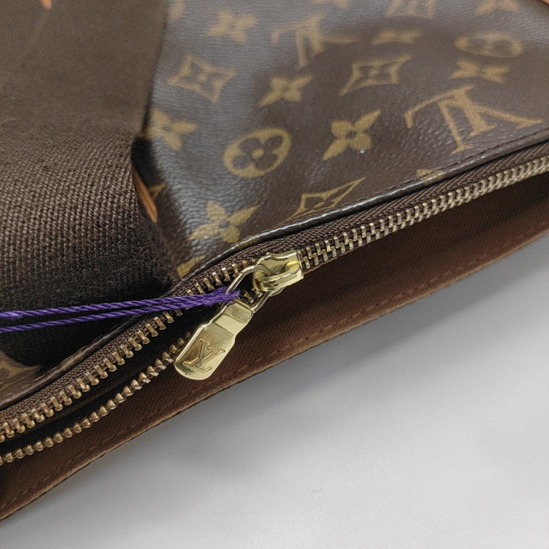 VINTAGE BEAUBOURG Monogram Coated Canvas Brown