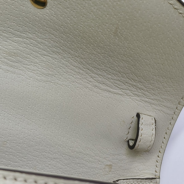 Sylvie Mini Calfskin White