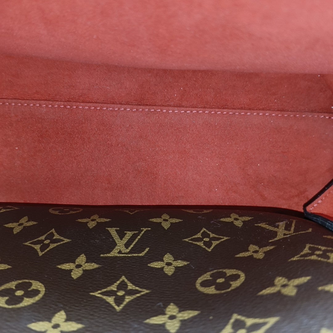 FLOWER Monogram Coated Canvas Brown