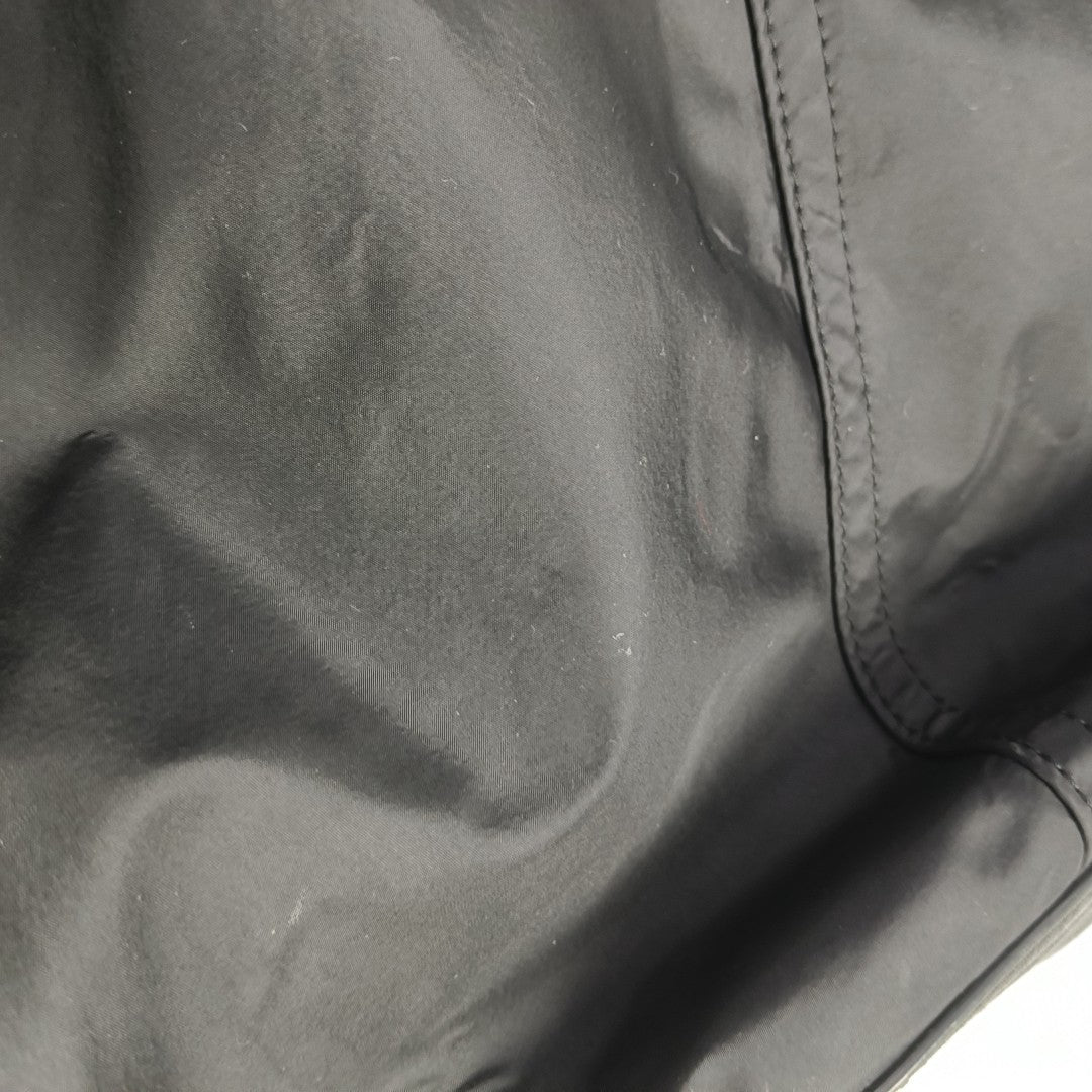 Nylon Top Handle Bag Black