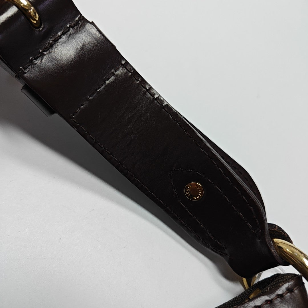 VINTAGE THAMES Damier Ebene Coated Canvas Brown