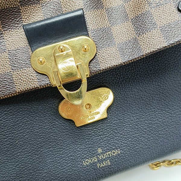 VAVIN PM Damier Ebene Coated Canvas Brown