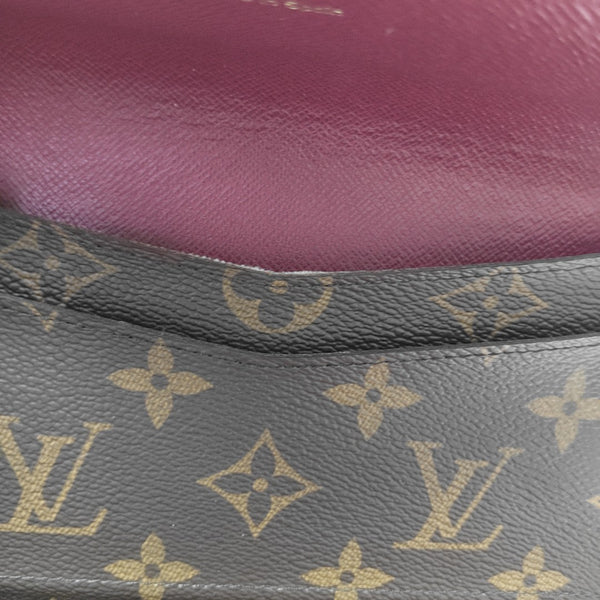 JOSÉPHINE Monogram Coated Canvas Brown Wallet