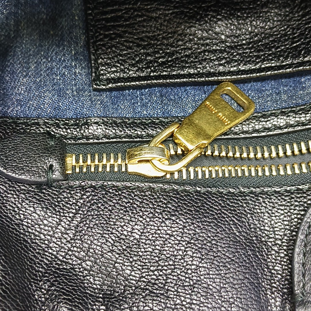 Avenue Quilted Denim Blue