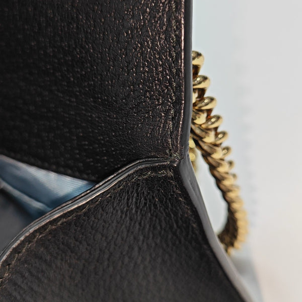 Padlock Small Calfskin Black