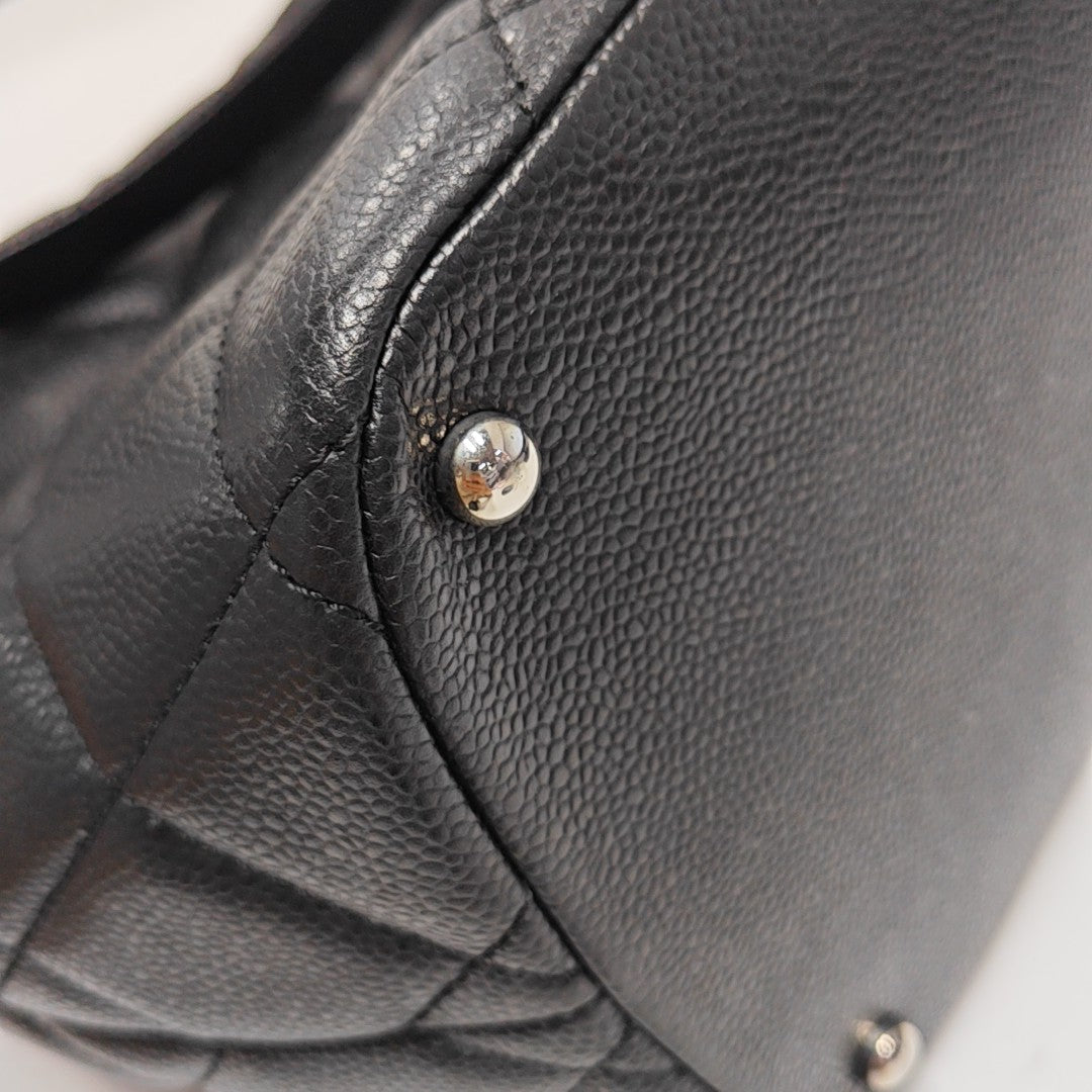 CC TIMELESS SOFT Quilted Grained Calfskin Black